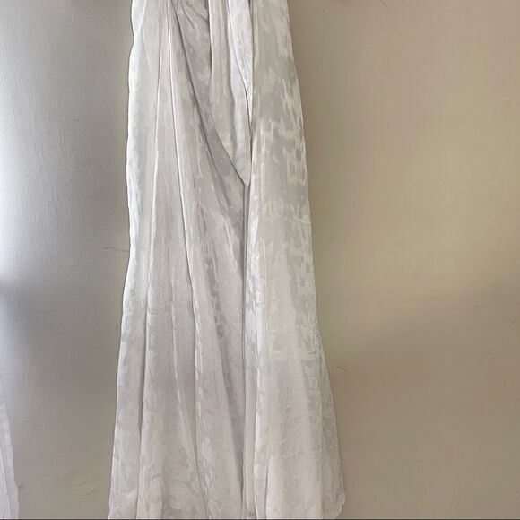 NWT ANTHROPOLOGIE X HUTCH Sz 12 LUCIANA CUTOUT MAXI DRESS IN WHITE - Picture 6 of 7